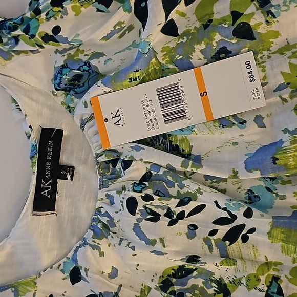 Anne Klein Flirty Sun Dress 👗  NWT Size S $64 - Picture 3 of 10